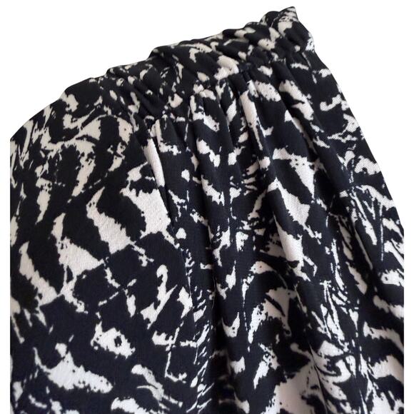 Lauren Ralph Lauren Women Sheath Dress Size 6 Black White 3/4 Sleeve Stretch New - Picture 4 of 12